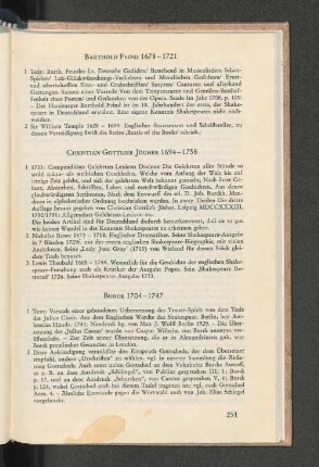 Borck 1704-1747