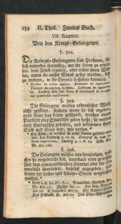 VII. Kapitel. Von den Kriegs-Gefangenen
