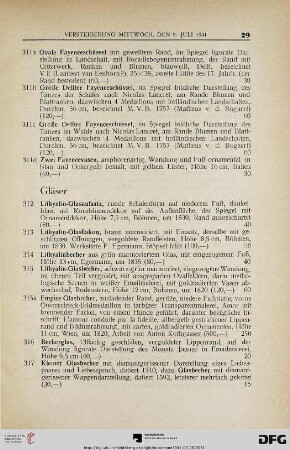 Gläser (Nr. 312-357)