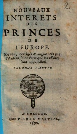 Nouveaux interêts des princes de l'Europe, 2