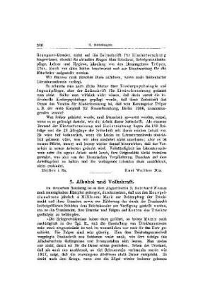 Alkohol und Volkskraft : [Mitteilungen]