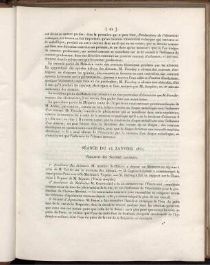 Séance Du 14 Janvier 1832