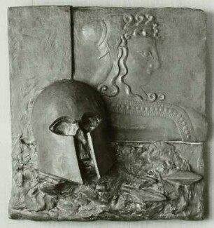 Troja - Detail aus einem Schliemanndenkmal