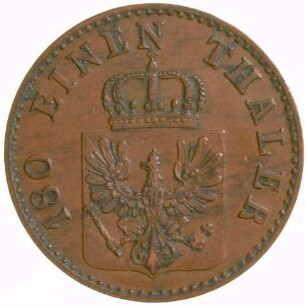 Münze, 2 Pfennig, 1851
