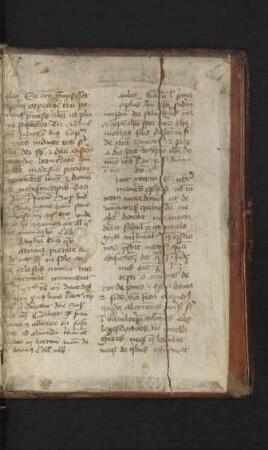 Fragment: Lectionarium (15. Jh., s.a. vorderer Spiegel u. Bll. I, 324)