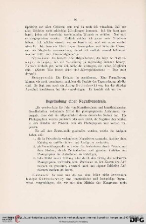 Begründung einer Negativzentrale
