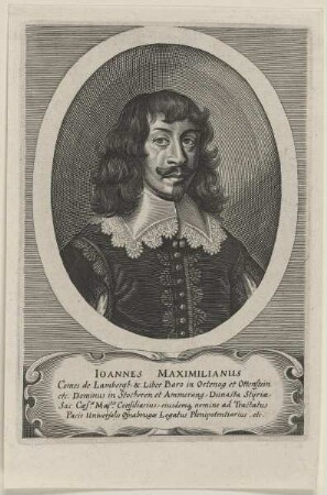 Bildnis des Ioannes Maximilianus de Lambergk
