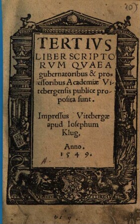 Pauli IIII. papae Romani epistola consolatoria et hortatoria ad suos dilectos filios, ne moveantur propter Lutheranorum Religionem : clamores aut conatus, neve cessent Religionem & partes suas tutari