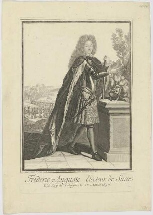 Bildnis des Frédéric Auguste Elécteur de Saxe