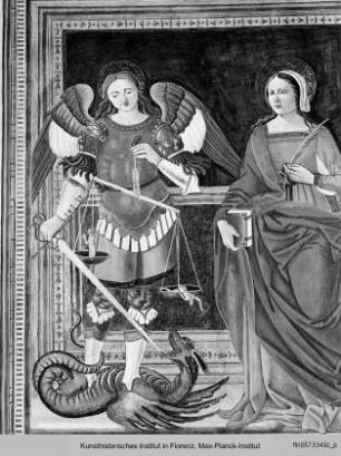 Erzengel Michael und heilige Katharina