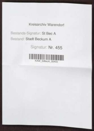 Monatliches Schatzungsregister, Bd. 2