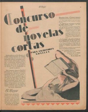 Concurso de novelas cortas para escritores noveles