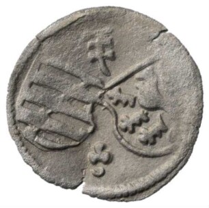 Fundmünze, Pfennig (einseitig), 1533