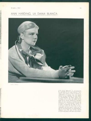 Ann Harding, la dama blanca