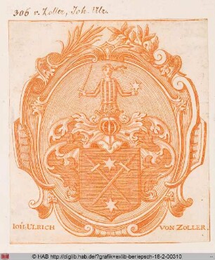 Wappen des Joh. Ulrich von Zoller