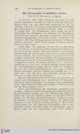 Die Photographie in natürlichen Farben