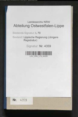 Holzungen des abteilichen Gutes in Lüdenhausen
