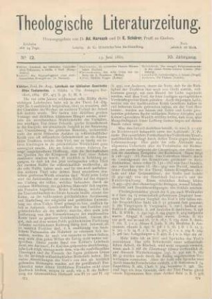 273-277 [Rezension] Köhler, Aug., Lehrbuch der biblischen Geschichte Alten Testamentes. 2. Hälfte. 1. Thl