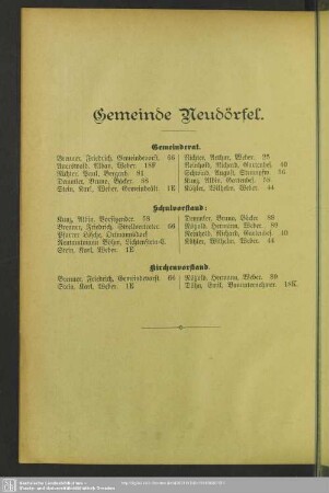 Gemeinde Neudörfel