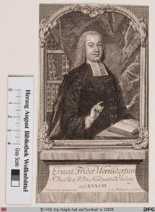 Bildnis Ernst Friedrich Wernsdorf