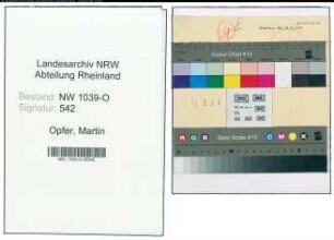 Entnazifizierung Martin Opfer , geb. 00.00.0000 ()