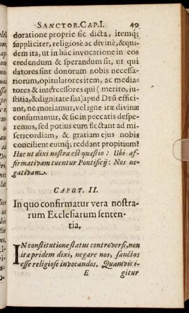 Caput II. In quo confirmatur vera nostrarum Ecclesiarum sententia.
