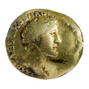 Münze, Denar, 138 n. Chr.