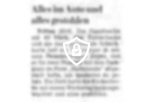 Alles im Auto und alles gestohlen