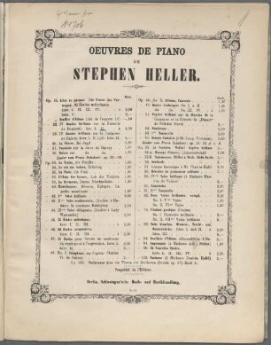 IV Rondos brillants : sur la Favorite de Donizetti ; op. 22, 2. Nr. 3 u. 4. - 10 S. - Pl.Nr. S.2533.(2)