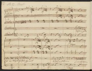 No 12 Recit[ativo]: Mich hat mein guter Engel