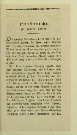 Vorbericht zur zweiten Auflage