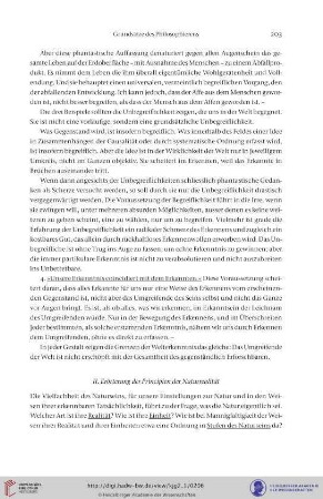 2. Die Erörterung der Principien der Naturrealität
