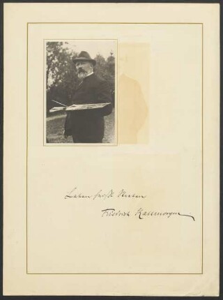 [Prof.] Friedrich Kallmorgen