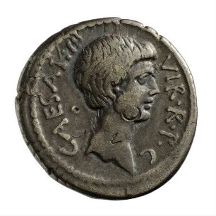 Münze, Denar, 42 v. Chr.