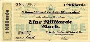 Eine Milliarde Mark