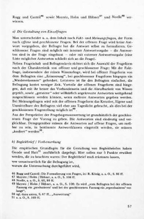 b) Begleitbrief / Vorbemerkung