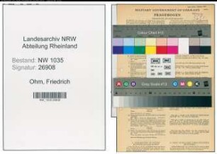 Entnazifizierung Friedrich Ohm , geb. 23.03.1897 (Kaufmaennischer Angestellter)