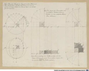 Nachlass von Anton Hallmann (1812 - 1845) - BSB Ana 355, A.I.c. Schattenlehre - BSB Ana 355.A.I.c