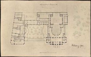 Schauspielhaus, Frankfurt/Main: Grundriss EG mit Lageplan