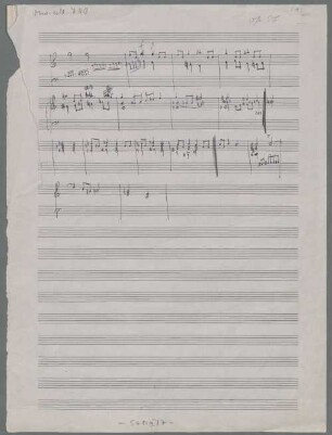 Fantasies, orch, op. 56, Sketches - BSB Mus.coll. 7.49 : [without title]