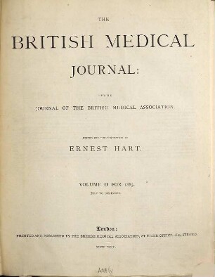 British medical journal : BMJ, 1883, [3]