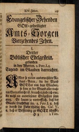 117-176, XIV. Zehen.