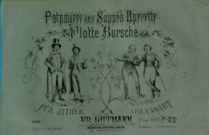 Potpourri aus Suppée's Operette Flotte Bursche : für Zither arr.