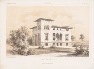 Villa, Berlin: Perspektivische Ansicht (aus: Architektonisches Skizzenbuch, H.123/6, 1873)