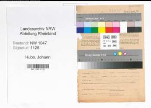 Entnazifizierung Johann Hubo , geb. 24.04.1895 (Postbeamter)