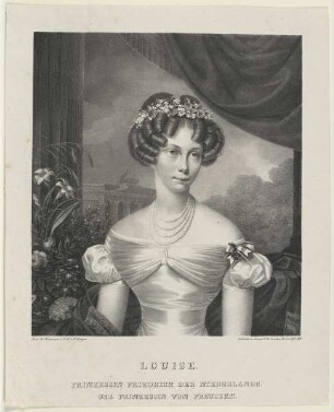 Bildnis der Louise, Prinzessin von Preussen, Prinzessin Friedrich non Niederlande