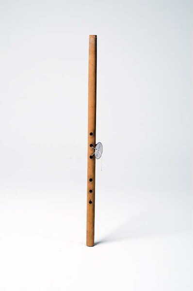 Open outer flute with finger holes