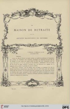 7: La maison de retraite pour les artistes malheureux ou infermes