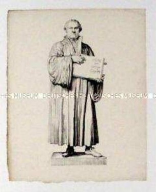 Martin Luther - Standbild in Wittenberg
