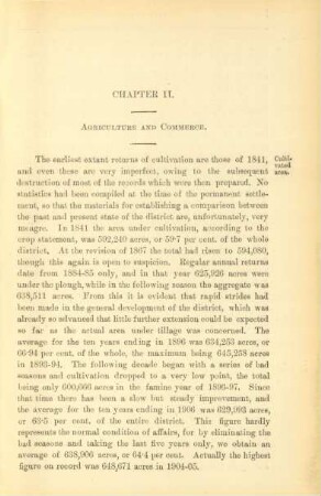 Chapter II. Agriculture and commerce